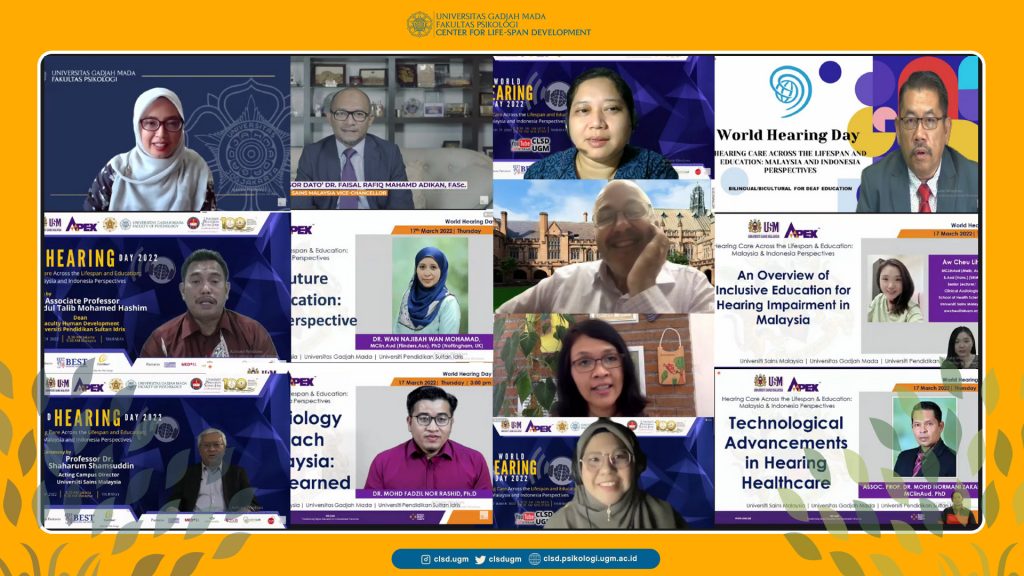 World Hearing Day 2022: Hearing across the Lifespan and Education: Malaysia and Indonesia Perspectives